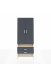 Arges Dolap 3 Raflı 2 Çekmeceli Tek Askılı 88x30x221 Aytaşı-Antrasit