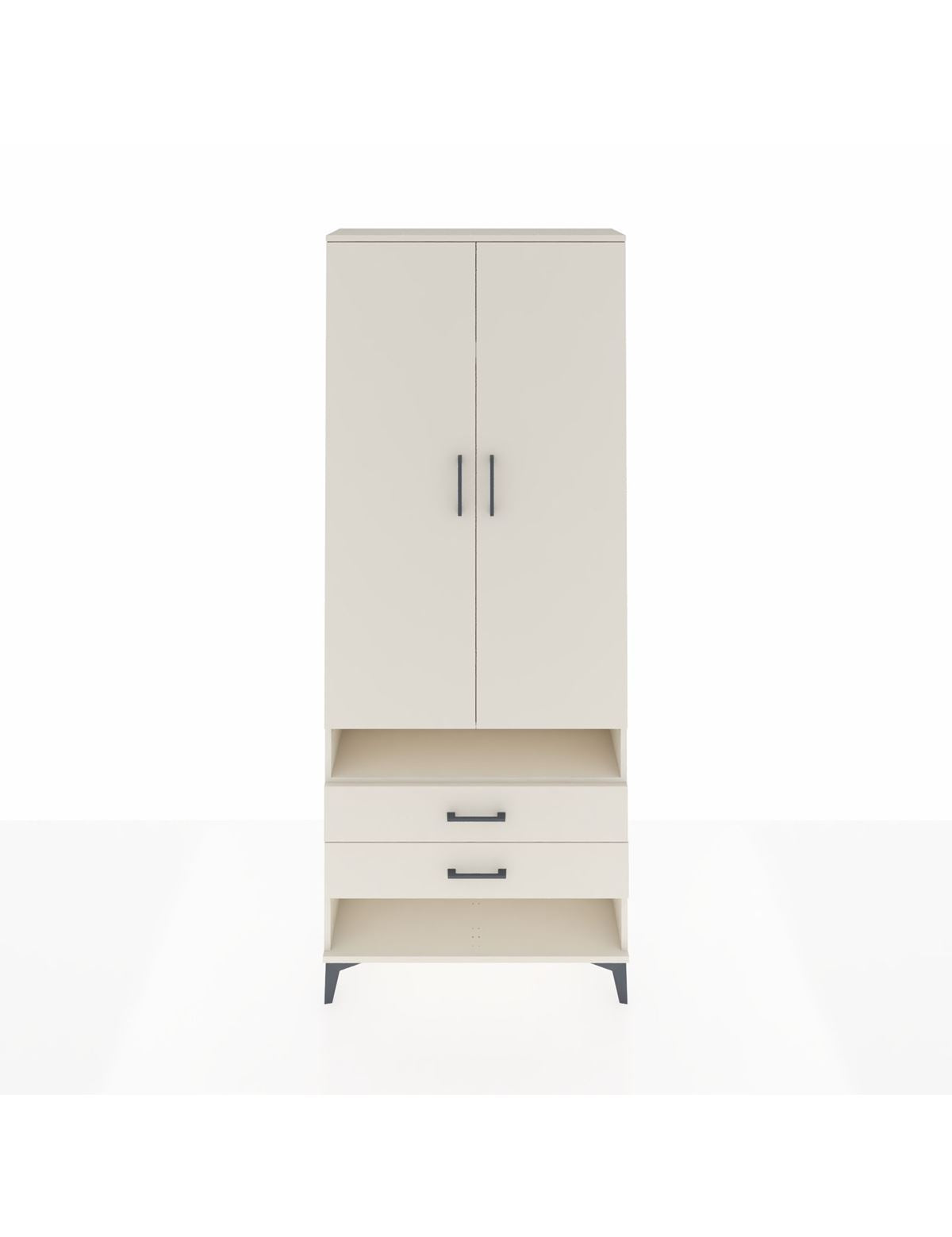 Arges Dolap 4 Raflı 2 Çekmeceli 2 Kapaklı 88x30x221 Aytaşı-Aytaşı