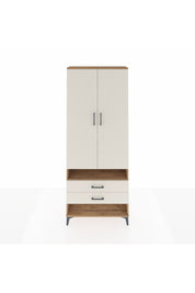 Arges Dolap 4 Raflı 2 Çekmeceli 2 Kapaklı 88x30x221 Çam-Aytaşı