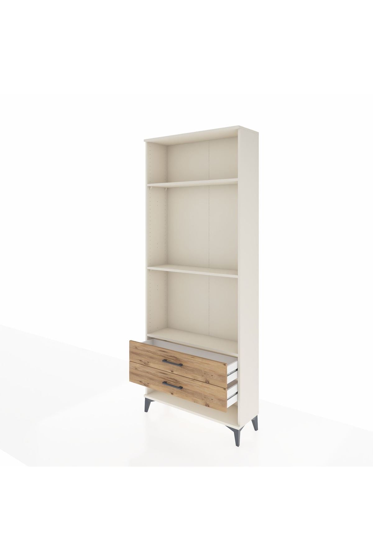 Arges Dolap 3 Raflı 2 Çekmeceli 88x30x221 Aytaşı-Çam