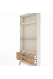 Arges Dolap 3 Raflı 2 Çekmeceli 88x30x221 Aytaşı-Çam