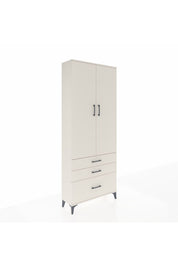 Arges Dolap 3 Raflı 3 Çekmeceli 2 Kapaklı 88x30x221 Aytaşı-Aytaşı