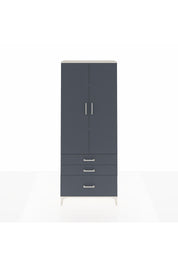 Arges Dolap 3 Raflı 3 Çekmeceli 2 Kapaklı 88x30x221 Aytaşı-Antrasit