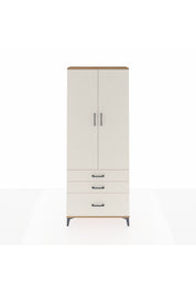 Arges Dolap 3 Raflı 3 Çekmeceli 2 Kapaklı 88x30x221 Çam-Aytaşı
