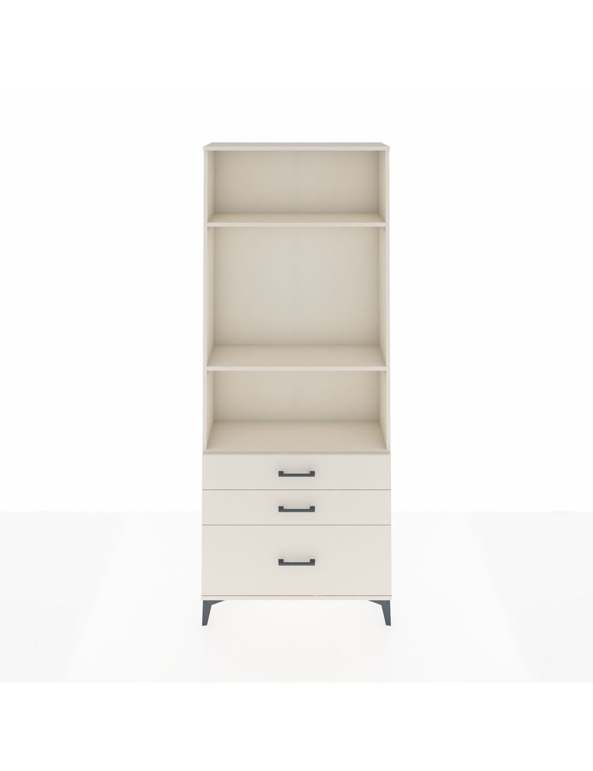 Arges Dolap 3 Raflı 3 Çekmeceli 88x30x221 Aytaşı-Aytaşı