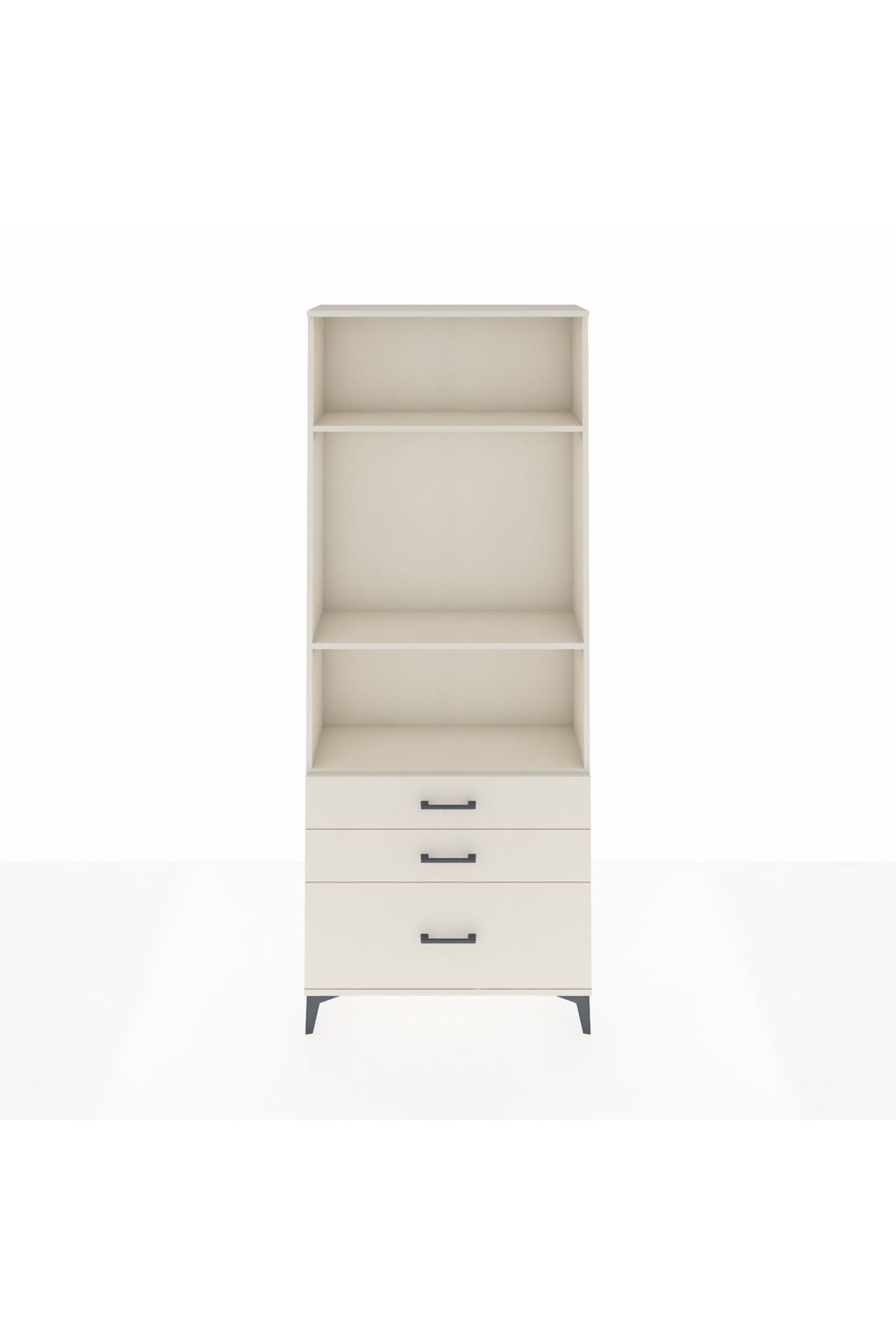 Arges Dolap 3 Raflı 3 Çekmeceli 88x30x221 Aytaşı-Aytaşı