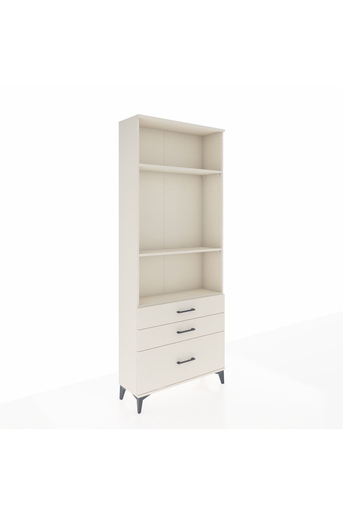 Arges Dolap 3 Raflı 3 Çekmeceli 88x30x221 Aytaşı-Aytaşı