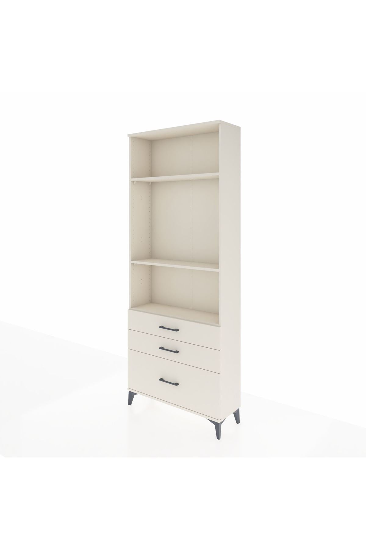 Arges Dolap 3 Raflı 3 Çekmeceli 88x30x221 Aytaşı-Aytaşı