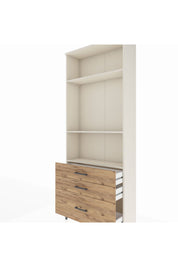 Arges Dolap 3 Raflı 3 Çekmeceli 88x30x221 Aytaşı-Çam