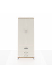 Arges Dolap 3 Raflı 3 Çekmeceli 2 Kapaklı 88x30x221 Çam-Aytaşı