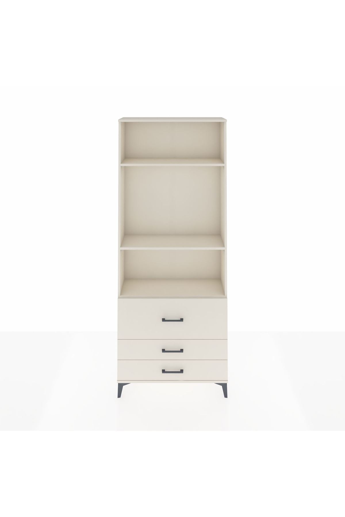 Arges Dolap 3 Raflı 3 Çekmeceli 88x30x221 Aytaşı-Aytaşı