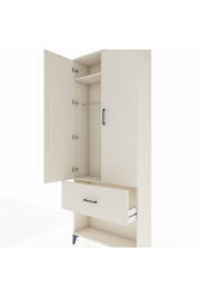Arges Dolap 2 Raflı Tek Çekmeceli Tek Askılı 88x30x221 Aytaşı-Aytaşı