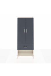 Arges Dolap 2 Raflı Tek Çekmeceli Tek Askılı 88x30x221 Aytaşı-Antrasit