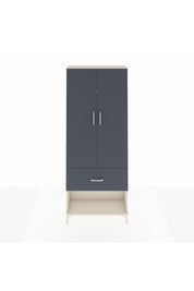 Arges Dolap 3 Raflı Tek Çekmeceli 2 Kapaklı 88x30x221 Aytaşı-Antrasit