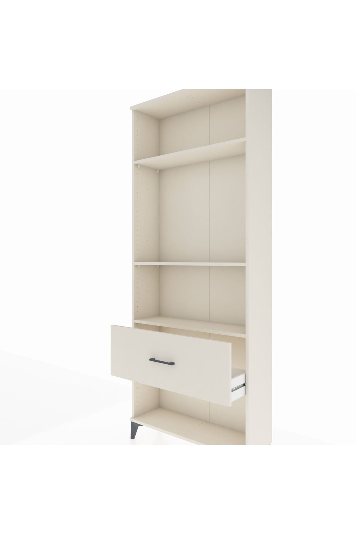 Arges Dolap 3 Raflı Tek Çekmeceli 88x30x221 Aytaşı-Aytaşı