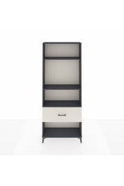 Arges Dolap 3 Raflı Tek Çekmeceli 88x30x221 Antrasit-Aytaşı