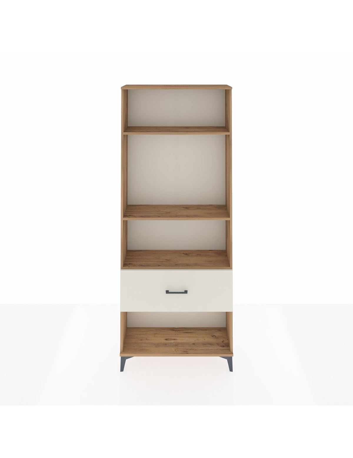 Arges Dolap 3 Raflı Tek Çekmeceli 88x30x221 Çam-Aytaşı