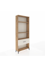 Arges Dolap 3 Raflı Tek Çekmeceli 88x30x221 Çam-Aytaşı