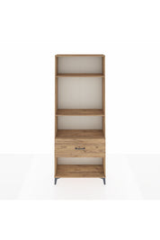 Arges Dolap 3 Raflı Tek Çekmeceli 88x30x221 Çam-Çam