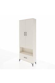 Arges Dolap 3 Raflı Tek Çekmeceli Tek Askılı 88x30x221 Aytaşı-Aytaşı
