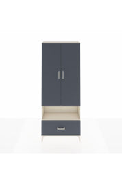 Arges Dolap 3 Raflı Tek Çekmeceli Tek Askılı 88x30x221 Aytaşı-Antrasit