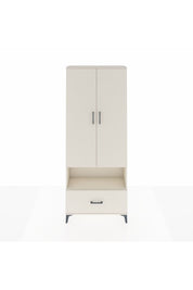 Arges Dolap 4 Raflı Tek Çekmeceli 2 Kapaklı 88x30x221 Aytaşı-Aytaşı