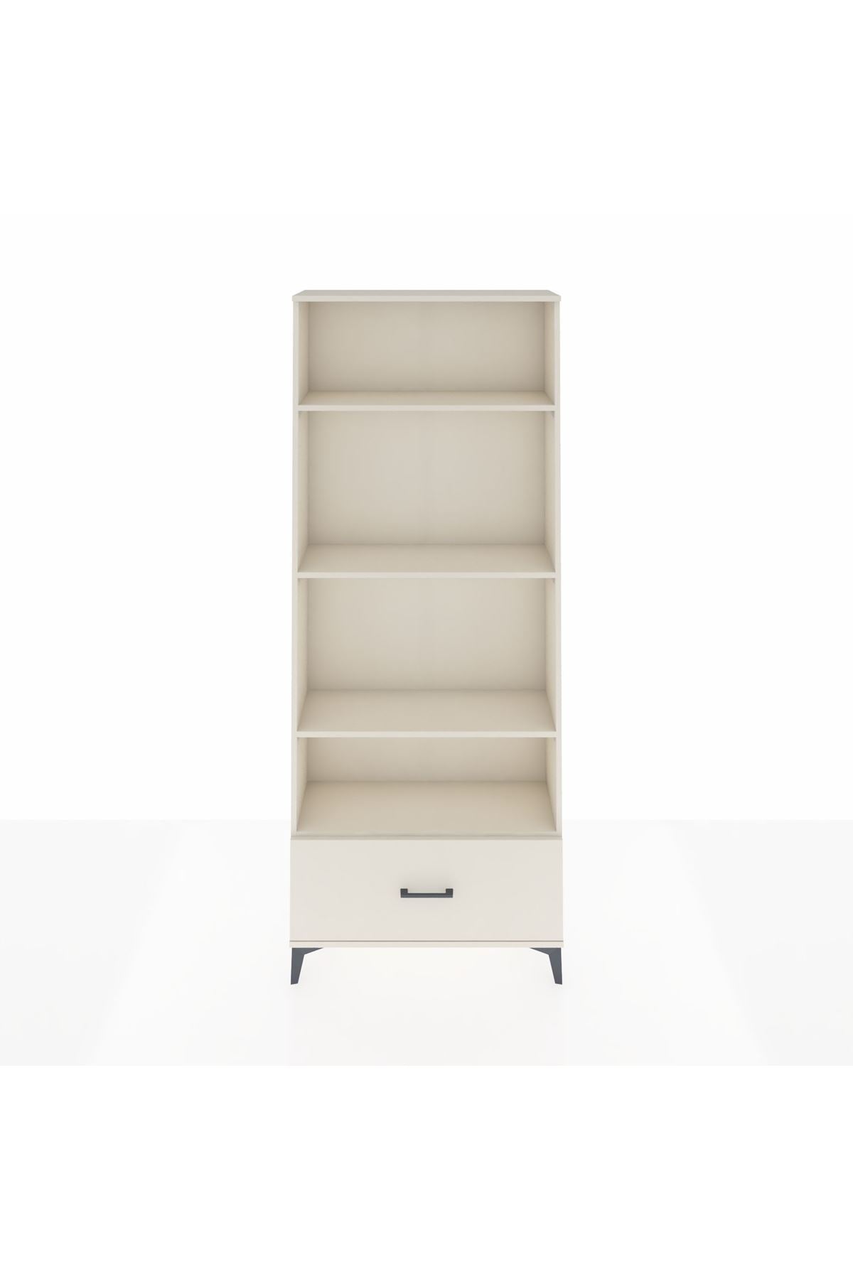 Arges Dolap 4 Raflı Tek Çekmeceli 88x30x221 Aytaşı-Aytaşı