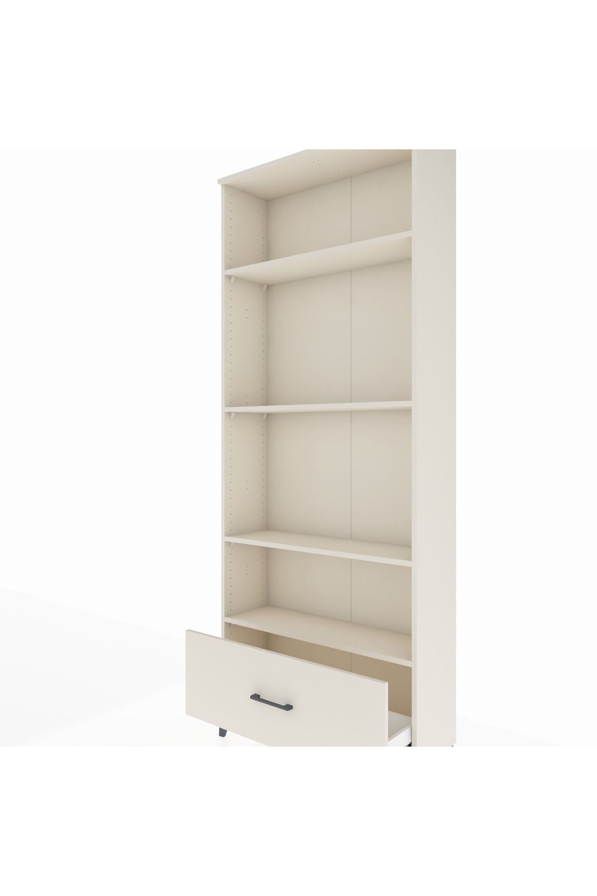 Arges Dolap 4 Raflı Tek Çekmeceli 88x30x221 Aytaşı-Aytaşı