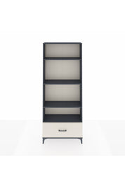 Arges Dolap 4 Raflı Tek Çekmeceli 88x30x221 Antrasit-Aytaşı