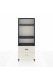 Arges Dolap 3 Raflı 2 Çekmeceli 88x30x221 Antrasit-Aytaşı