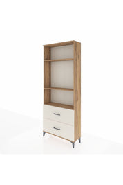 Arges Dolap 3 Raflı 2 Çekmeceli 88x30x221 Çam-Aytaşı