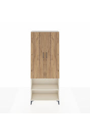 Arges Dolap 3 Raflı 2 Kapaklı Tek Askılı 88x30x221 Aytaşı-Çam