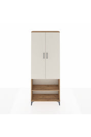 Arges Dolap 3 Raflı 2 Kapaklı Tek Askılı 88x30x221 Çam-Aytaşı