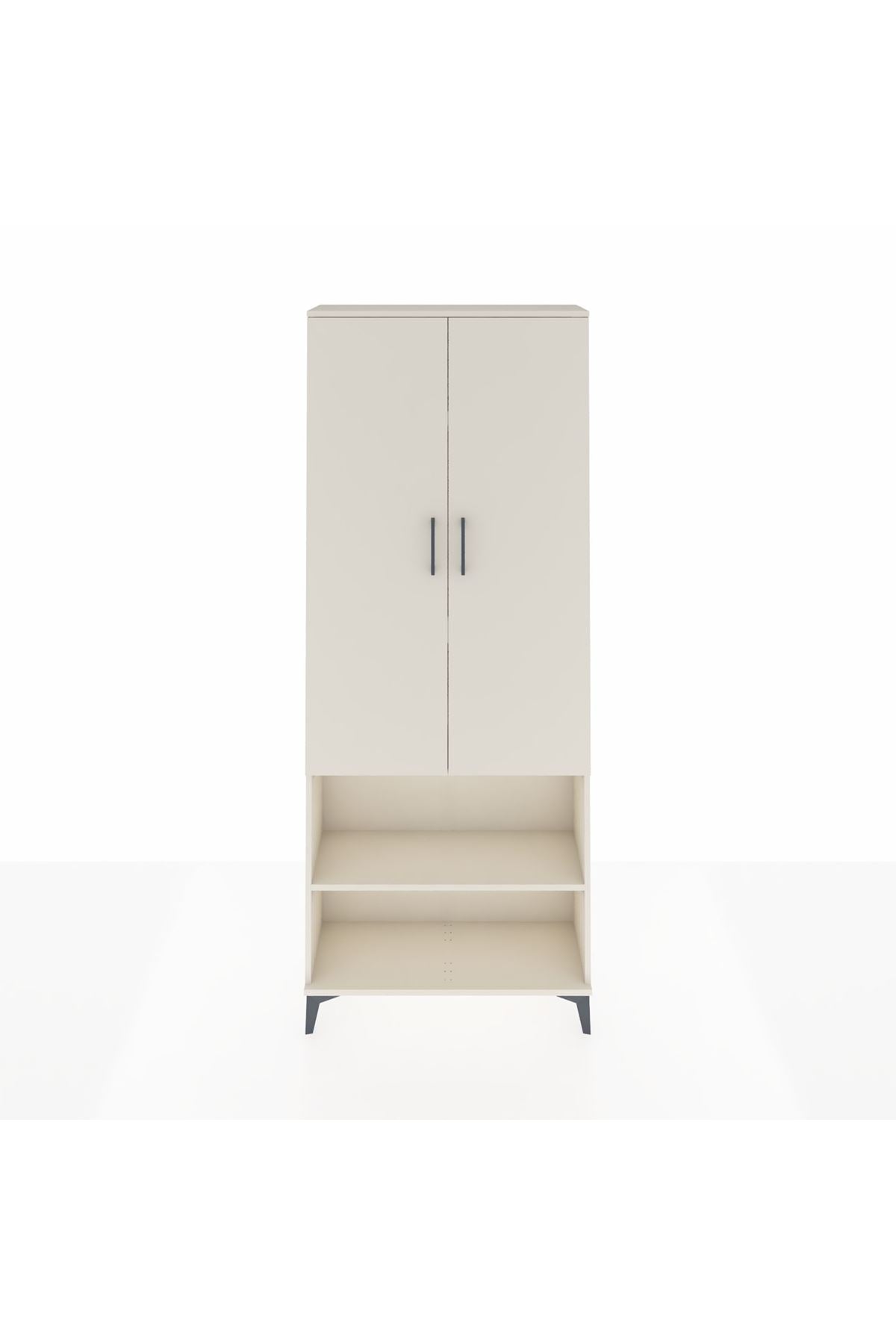 Arges Dolap 4 Raflı 2 Kapaklı 88x30x221 Aytaşı-Aytaşı