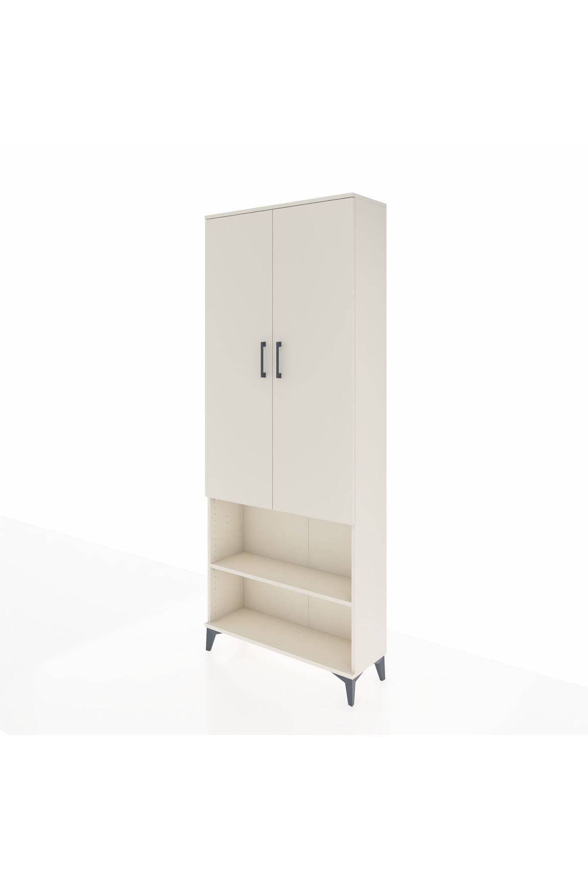 Arges Dolap 4 Raflı 2 Kapaklı 88x30x221 Aytaşı-Aytaşı