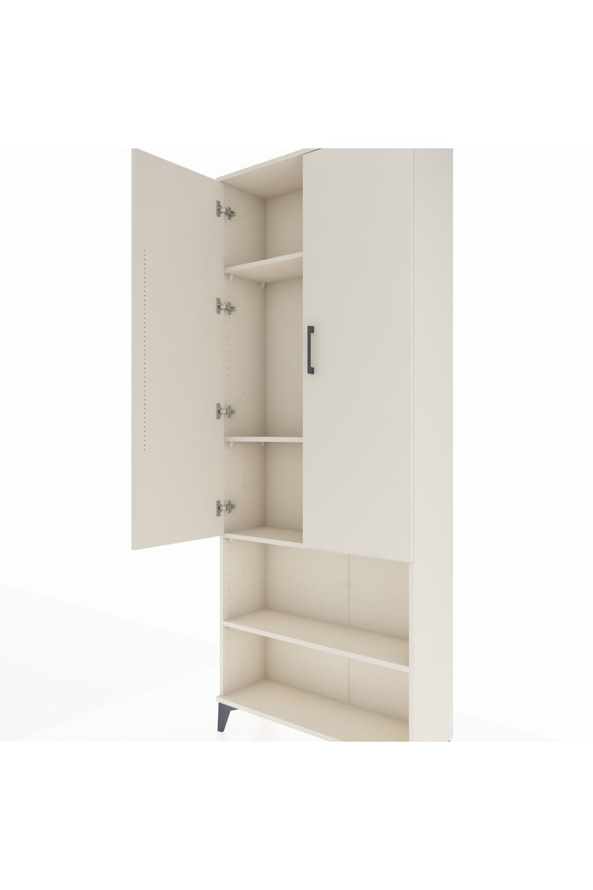 Arges Dolap 4 Raflı 2 Kapaklı 88x30x221 Aytaşı-Aytaşı