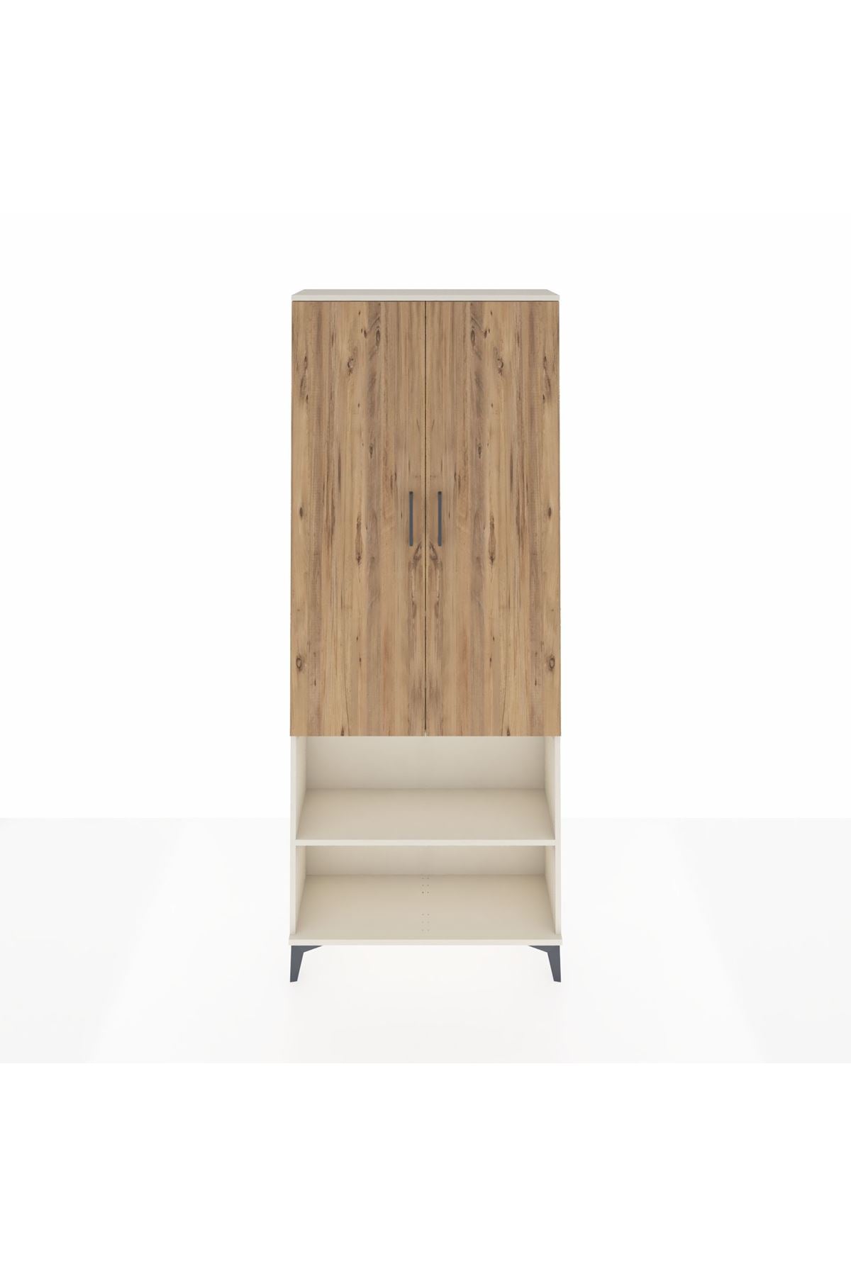 Arges Dolap 4 Raflı 2 Kapaklı 88x30x221 Aytaşı-Çam