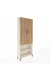 Arges Dolap 4 Raflı 2 Kapaklı 88x30x221 Aytaşı-Çam