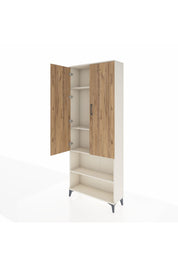Arges Dolap 4 Raflı 2 Kapaklı 88x30x221 Aytaşı-Çam