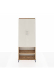 Arges Dolap 4 Raflı 2 Kapaklı 88x30x221 Çam-Aytaşı