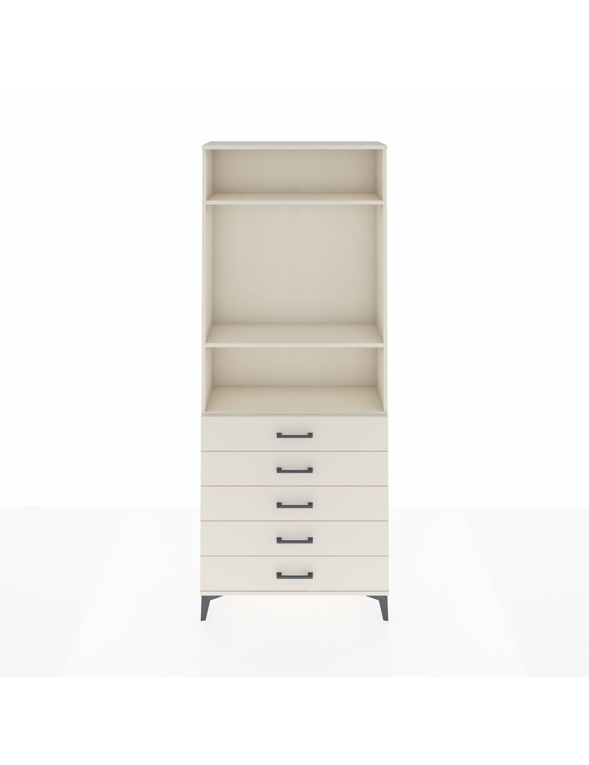 Arges Dolap 3 Raflı 5 Çekmeceli 88x30x221 Aytaşı-Aytaşı