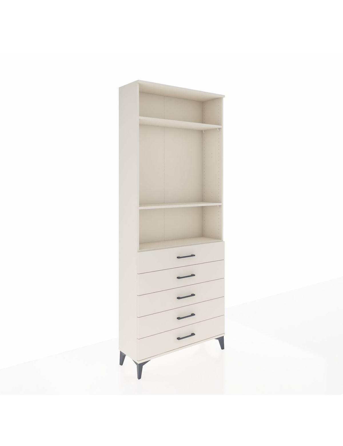 Arges Dolap 3 Raflı 5 Çekmeceli 88x30x221 Aytaşı-Aytaşı