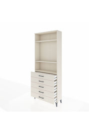 Arges Dolap 3 Raflı 5 Çekmeceli 88x30x221 Aytaşı-Aytaşı