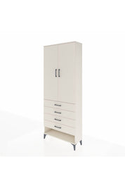 Arges Dolap 2 Raflı 4 Çekmeceli Tek Askılı 88x30x221 Aytaşı-Aytaşı