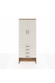 Arges Dolap 2 Raflı 4 Çekmeceli Tek Askılı 88x30x221 Çam-Aytaşı