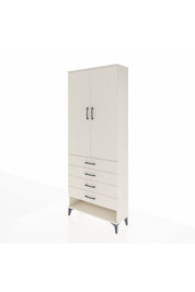 Arges Dolap 3 Raflı 4 Çekmeceli 2 Kapaklı 88x30x221 Aytaşı-Aytaşı