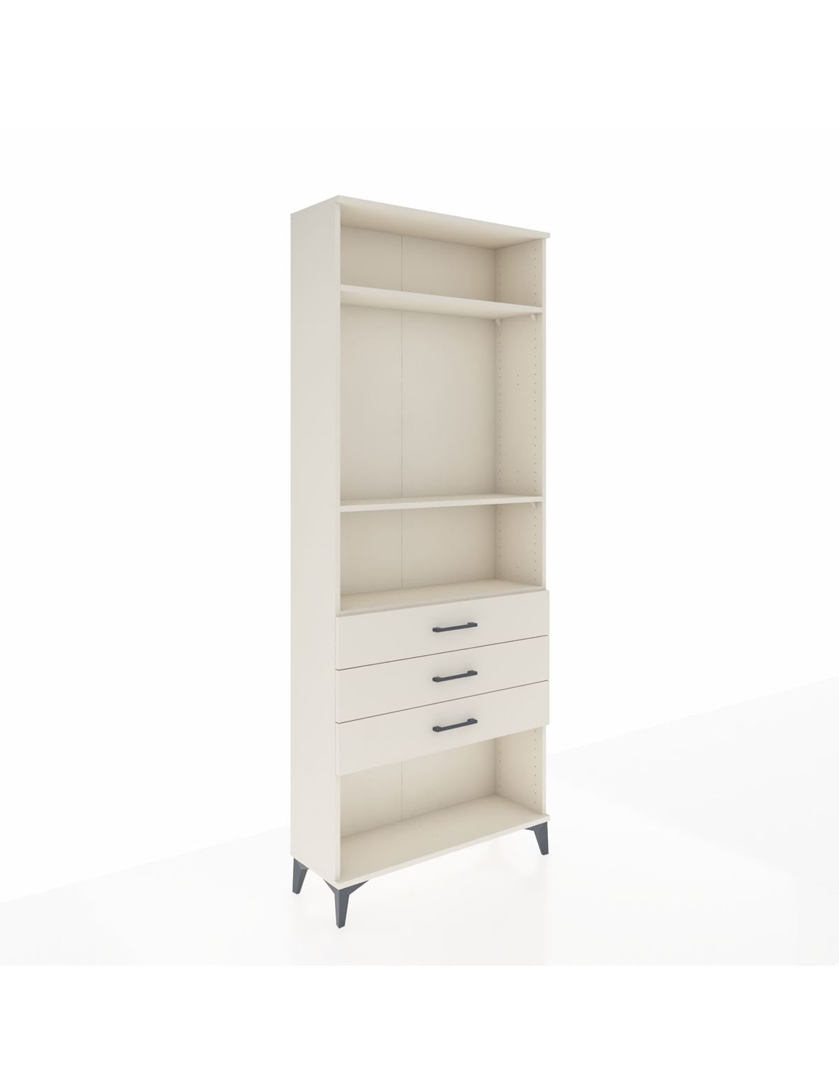 Arges Dolap 3 Raflı 3 Çekmeceli 88x30x221 Aytaşı-Aytaşı