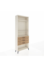 Arges Dolap 3 Raflı 3 Çekmeceli 88x30x221 Aytaşı-Çam