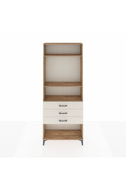Arges Dolap 3 Raflı 3 Çekmeceli 88x30x221 Çam-Aytaşı