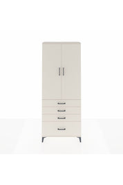 Arges Dolap 2 Raflı 4 Çekmeceli Tek Askılı 88x30x221 Aytaşı-Aytaşı